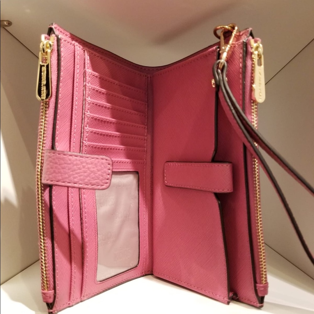 Pink Michael Kors Wristlet